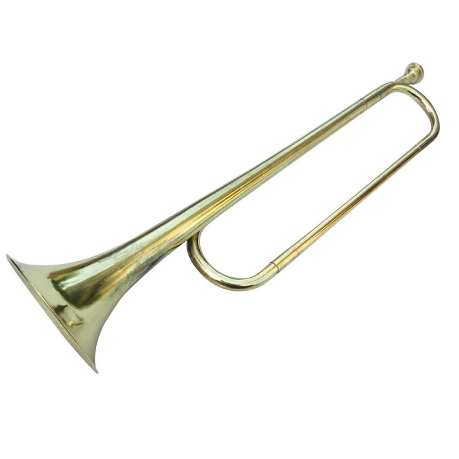 Musical Instrument Bugle - Elegante C-Flat Bugle-Trompete aus poliertem Messing,