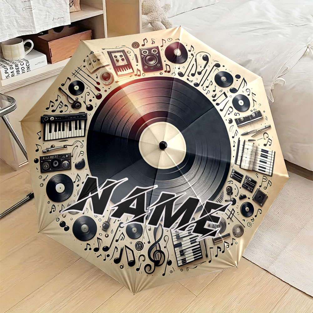 Personalisierter Regenschirm m – Musical Instrument And Names Bewertung und Preis
