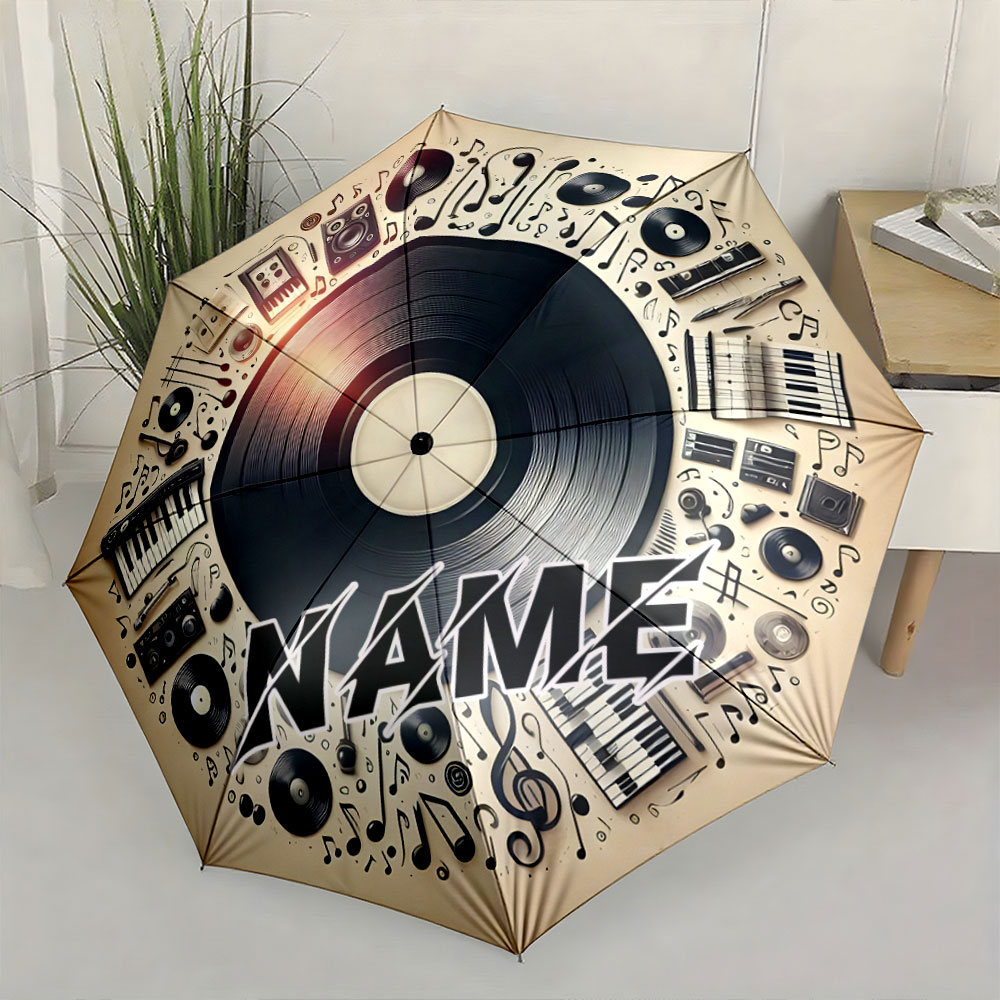 Personalisierter Regenschirm m – Musical Instrument And Names Bewertung und Preis