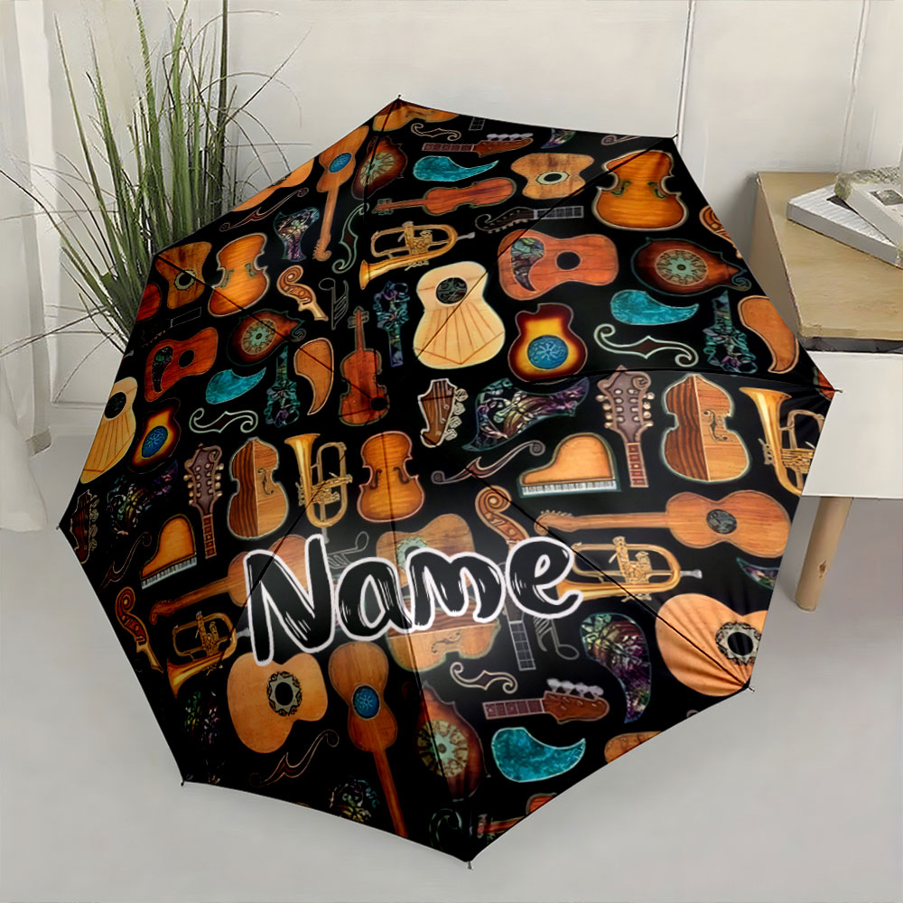 Personalisierter Regenschirm m – Musical Instrument And Names Bewertung und Preis
