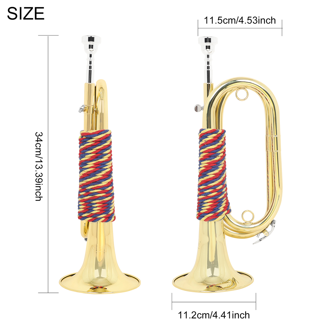 Bb Mini-Signalhorn Trompete au – Musical Instrument Bugle Bewertung und Preis