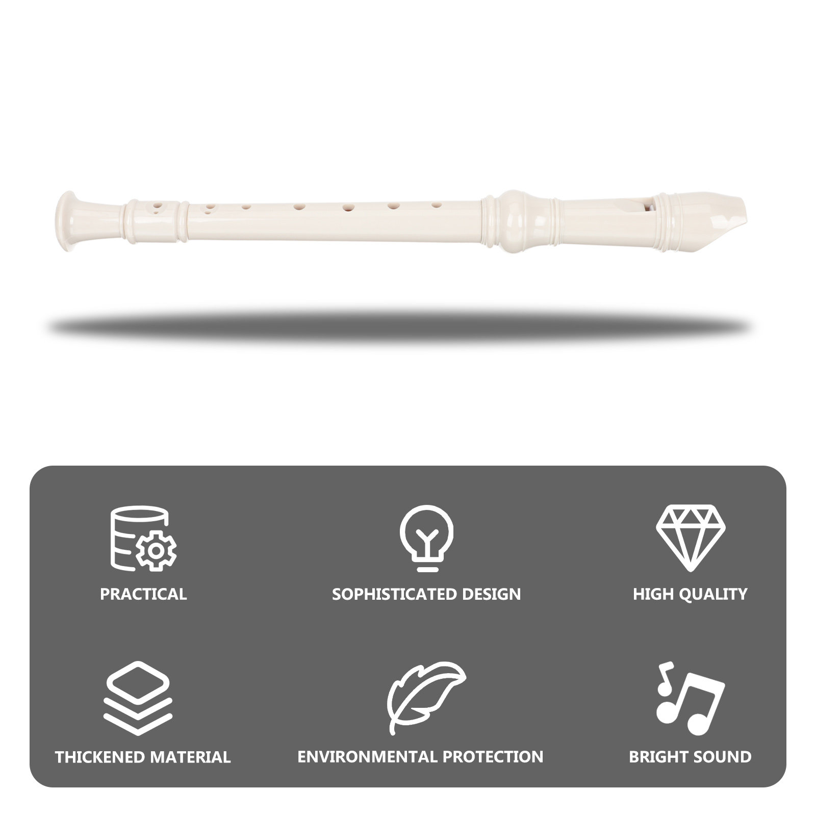 1 Set Kinder 8-Loch-Sopranbloc – Soprano Recorder Plastic Bewertung und Preis