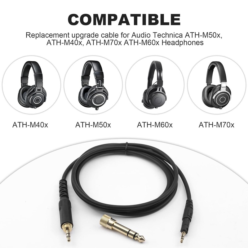 Ersatz-Audiokabel mit Spiralko – Audio Technica Headphone Ath-M50X Bewertung und Preis
