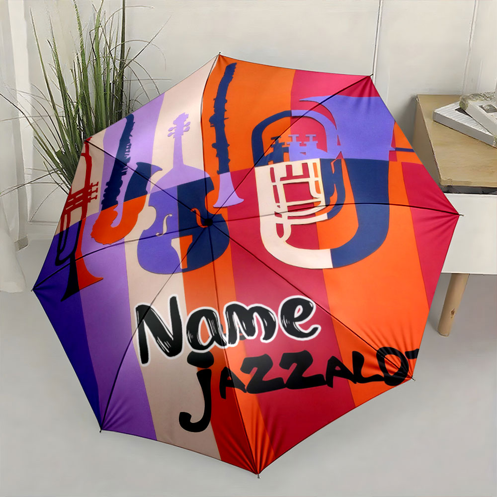 Personalisierter Regenschirm m – Musical Instrument And Names Bewertung und Preis