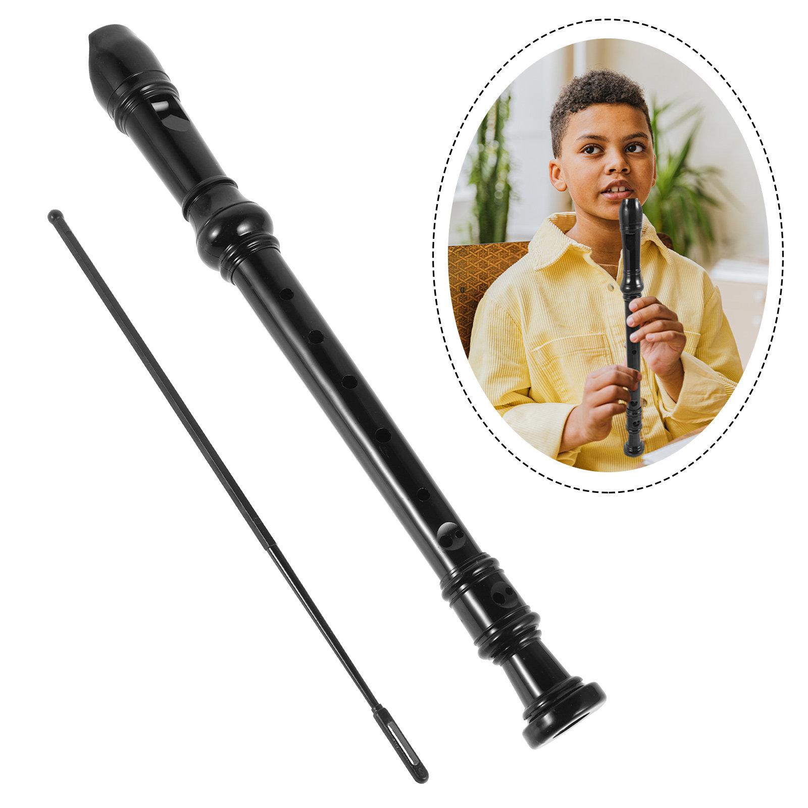 8-Loch Schwarzes Transparentes – Soprano Recorder Plastic Bewertung und Preis